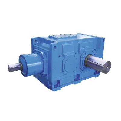 China Cylindrical Machine HB High Power Bevel Gear Reducer Gear Reducer Reduction Box for sale