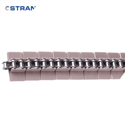 China Converyor Technics 843 Table Top Straight Plastic Conveyor Chain With Stainless Steel Roller for sale