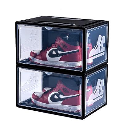 China Transparant Direct Shoe Boxes Gift Morden Factory Supply Plastic Storage Box for sale