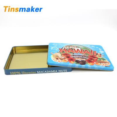 China Factory Wholesale Disposable Empty Chocolate Tin Packaging Box for sale