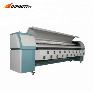 China flex banner best price infiniti challenger digital canvas inkjet flex banner printing machine china/india/sri lanka/pakistan for sale