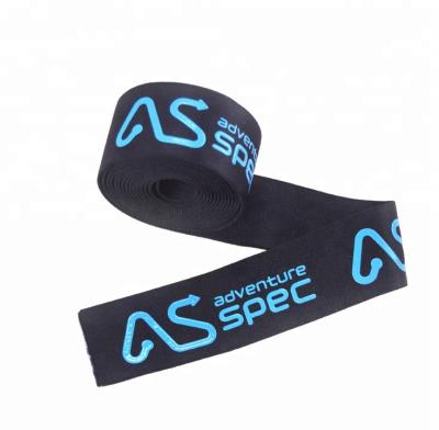 China Wholesale Elastic Non Slip Printed Silicone Spandex Band Silicone Elastic Waistband for sale