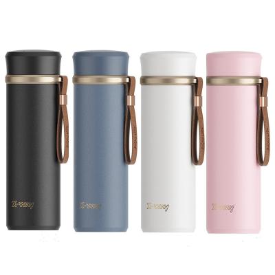 China Stainless Steel Travel Mug Viable Portable Insulated Reusable Mug For New Gift Custom Double Wall 450ml Vacuum Flasks for sale