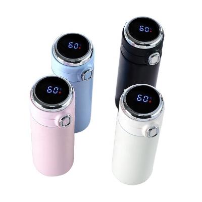 China High Quality PORTABLE Up Stainless Steel Vacuum Insulated Water Bottle With Lock Lid Led Temperature for sale