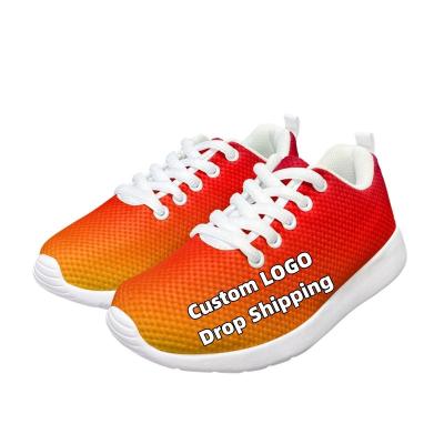 China Fashion Trend Drop Shipping Sneakers for Women Kids Outdoor Sports Basketball Shoes Print On Demand Comfort Breathable Running Shoes Wholesale for sale