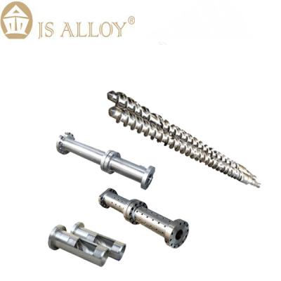 China Plastic Extruder / Injection Molding Machine Bimetallic Granules Screw Barrel For Plastic Extrusion Machine for sale