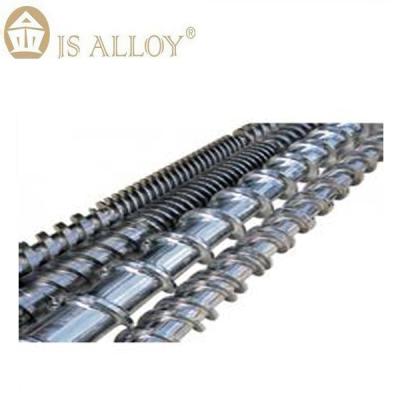 China PP Granulating Screw Barrel For Extruder Screw And Barrel For PP/PE/PVC for sale