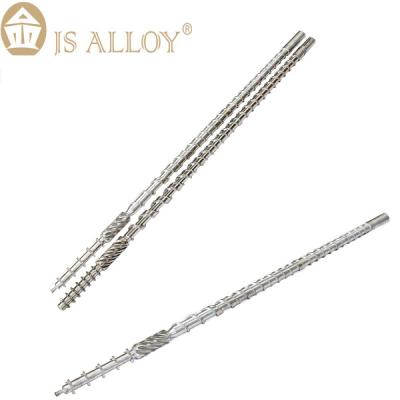 China 38CRMOALA High Speed ​​Bimetal Screw And Barrel For Extruder Machine for sale