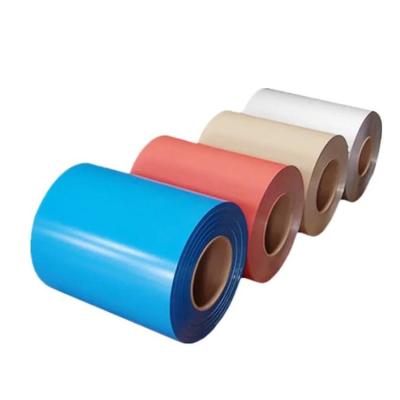 China Prepainted GI Steel Coil PPGI PPGL Color Coated Galvanized Steel Sheet in Coil for Making Small Tools PE PVDF Paint Type for sale