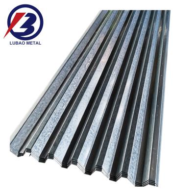 China Construcción GI Materiales de techado galvanizados Hoja de metal corrugado Panel de techo de acero galvanizado para hacer cercas en venta