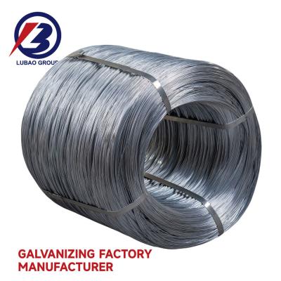 China 3x1 fios galvanizados trançados para cabos laminados a frio galvanizados de aço Diâmetro de fio 1mm-16mm Construção à venda