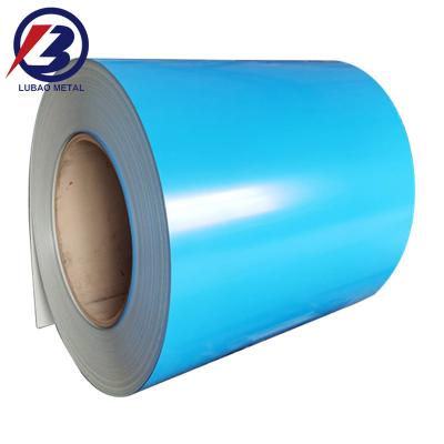 China RAL PPGI bobinas de PPGL azul violeta bobinas PPGI corrugado de color revestido de metal zinc bobina de acero para la fabricación de envases de contenedores en venta