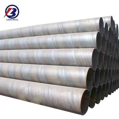 China Non-Alloy SSAW Steel Pipe Spiral Welded Steel Pipe ASTM AISI X42 X46 X52 X70 API 5L Round Pipes Suppliers Tolerance ±1% for sale