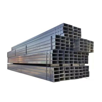 China Fluid Pipe galvanized steel tube gi square tubing Ms rectangular hollow gi pipe 60 Galvanized square steel pipe tube thickness for sale