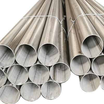 China Large Inventory Non-oiled Q235 16Mn Q345 Large Diameter Seam Welded Pipe Iron Black Tube Welded Steel Pipe for Fluid Pipe for sale