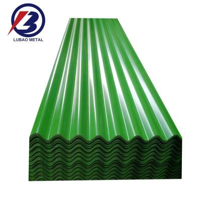 China Galvanized Roofing Sheet Width 750mm-1050mm Coated Color Painted PPGI Building Material Galvanized Steel Roof Plate Coating Z61-Z90 for sale