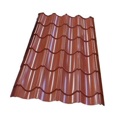 China Red RAL Color JIS Certified Prepainted GI/PPGI/PPGL Color Coated Galvanized Steel Roof Sheet for Low-maintenance Roofing for sale