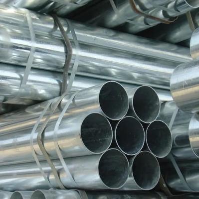 China Construction Structure Galvanized Steel Pipes DN100 to DN200 with 4.5mm Wall Thickness and Invoicing by Actual Weight for sale