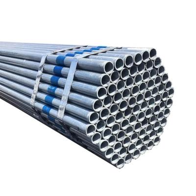 China Q195/Q235/Q345/SS400 Galvanized Steel Pipes for Water Supply and Gas Transmission 3.5mm Wall Thickness Q195/Q235/Q345/SS400 for sale