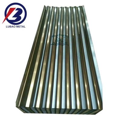 China Good Roofing Standard DIN Hot Galvanized Sheet Metal 0.35mm Steel Sheet Iron Gi Corrugated Metal Coated Galvanized Roof for sale