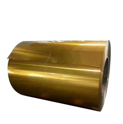 China Design Color Coated Color Aluminum Strip Coil 1050 Gold/White/Red/Black Coated Prepainted 5052 Aluminum Coil Roll Sample for sale