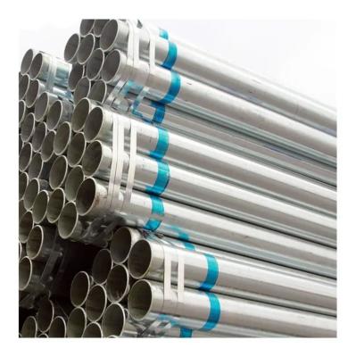 China Galvanized Coating Round Shape Construction Pipe Hot Dipped Steel Pipe Zinc Coating Steel Round Tube GI Round Steel Pipe for sale