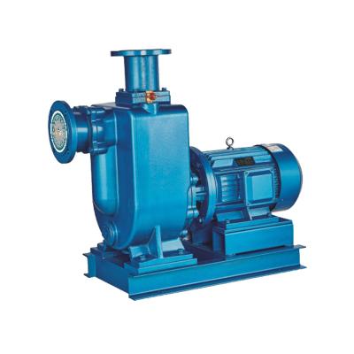 China Low Noise Horizontal Inline High Pressure Self Priming Sewage Pumps For Pharmaceutical Mining Industry for sale