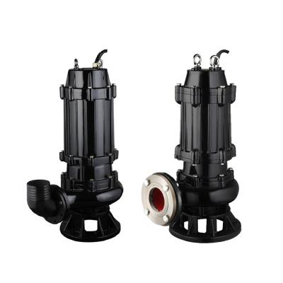 China Water Distribution New household 10m3/h water flow 10m head  sewage water pump 0.75KW electric submersible pump for wastewater treatment for sale