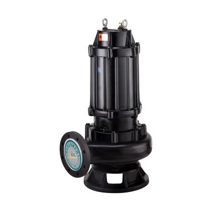 China Industrial Utilities Big Flow High Head WQ Series Cast Iron Submersible Sewage Water Pump For Dirty Water for sale