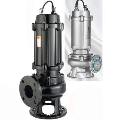 China Industrial Utilities 0.75-550kw High Pressure Single-stage Pump Submersible Non-clogging Sewage Pump for sale