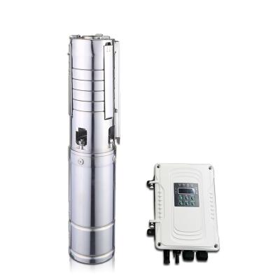 China Agriculture irrigation Agricultural Stainless Steel Shaft DC Solar Power Borehole Water Submersible Deep Well Pump for sale