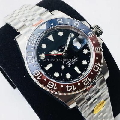 China Jubilee 3285 GMT peppsi noob V11 latest date 2021 ceramic bezel movement automatic diver watch for sale