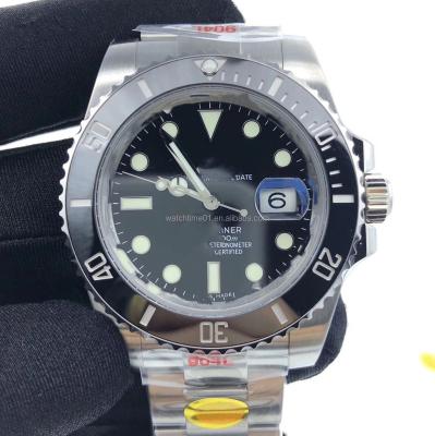 China Automatic watch V9 V10 V10S 116610 date noob black submersibles watch 904L 3135 steel divers for sale