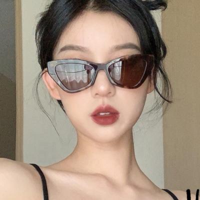 China Fashion Sunglasses 2021 New Arrivals Logo Hot Selling Wholesale Retro Custom Made UV400 Cateye Shade Women Sunglasses for sale