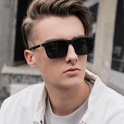 China 2021 Custom Fashion Sunglasses New Arrival Square Logo PC Frame UV400 Polarized Lens High Fashion Vintage Sunglasses for sale