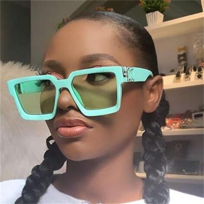 China Newest Square Sunglasses Colorful Sunglasses Men Women Brand Luxury Millionaire Designer Square Sun Glasses Sunglasses In Current Seller for sale