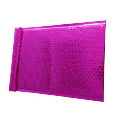 China Waterproof Glossy Bubble Wraps Custom Metallic Bubble Mailers Wholesale Aliminized Bubble Mailers for sale