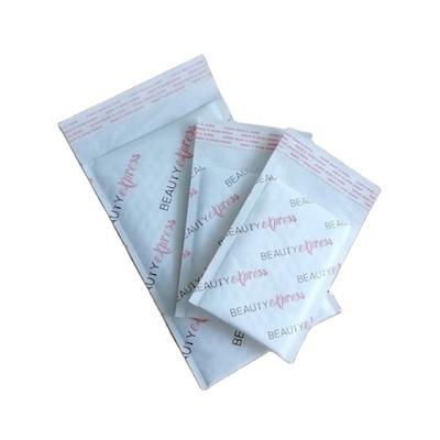 China Custom White Bubble Mailers Express Service Kraft Paper Color Kraft Bubble Bags Shipping Envelopes for sale