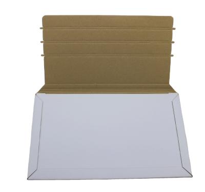 China Recyleable Fold Cardboard Resealable Printing Postage Envelopes for sale