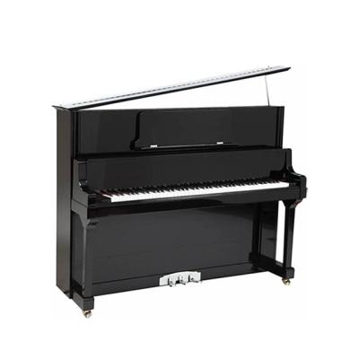 China Mechanical Hot Styles  Young upright piano  Professional practice performance, family performance  88 keys bright black piano for sale