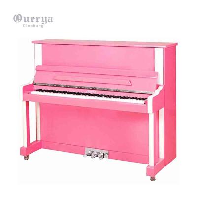 China Mechanical Girls Pink Musical upright Piano 88 Keys Keyboard Acoustic piano for sale