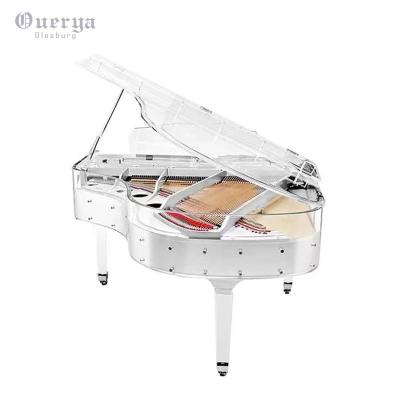 China Mechanical Factory prices offer crystal Grand pianos for large 88 key transparent pianos for sale