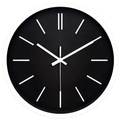 China Antique Style 12 Inch Silent Nordic Luxury Custom Modern Wall Clocks Home Decor 3D Number Wall Clock for sale