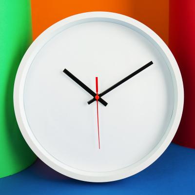 China Antique Quiet Face DIY White Blank Empty Wall Clocks Style Simple Design for sale