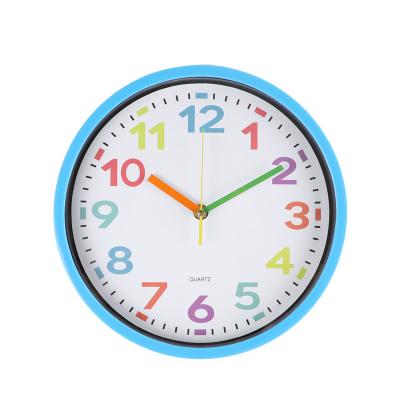 China 10inch Radio Color Silent Wall Clock Decor Digital Quartz Wall Clock Non-ticking Battery Operated Easy To Read Round Wall Clock for sale