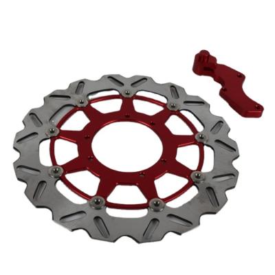 China OEM Hub Good Quality Motorcycle 320MM Front Brake Rotor And Brake Adapter For CRF250 for sale