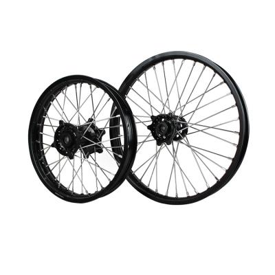 China OEM hubs Good quality Aluminum alloy 7075 36 holes motorcycle wheels 18 19 21 inch tvs bike spoke wheels for sale