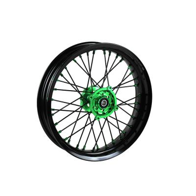 China 2021 OEM Hub Good Quality Best Motorcycle KLX250 17inch High Quality Supermoto Wheels For Sale for sale