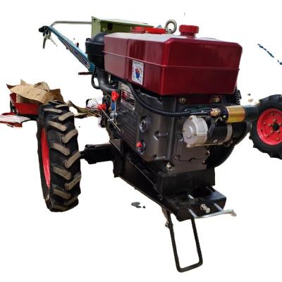 China Farms Selling 15 Hp And 18 Hp Two Wheeled Walking Tractor Rotary Tillers for sale