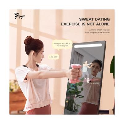 China Fitness Minimalist Smart Mirror Adapting Dressing Mirror Health AI Smart Home Mirror for sale